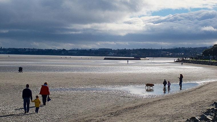 sandymount beach in Dublin