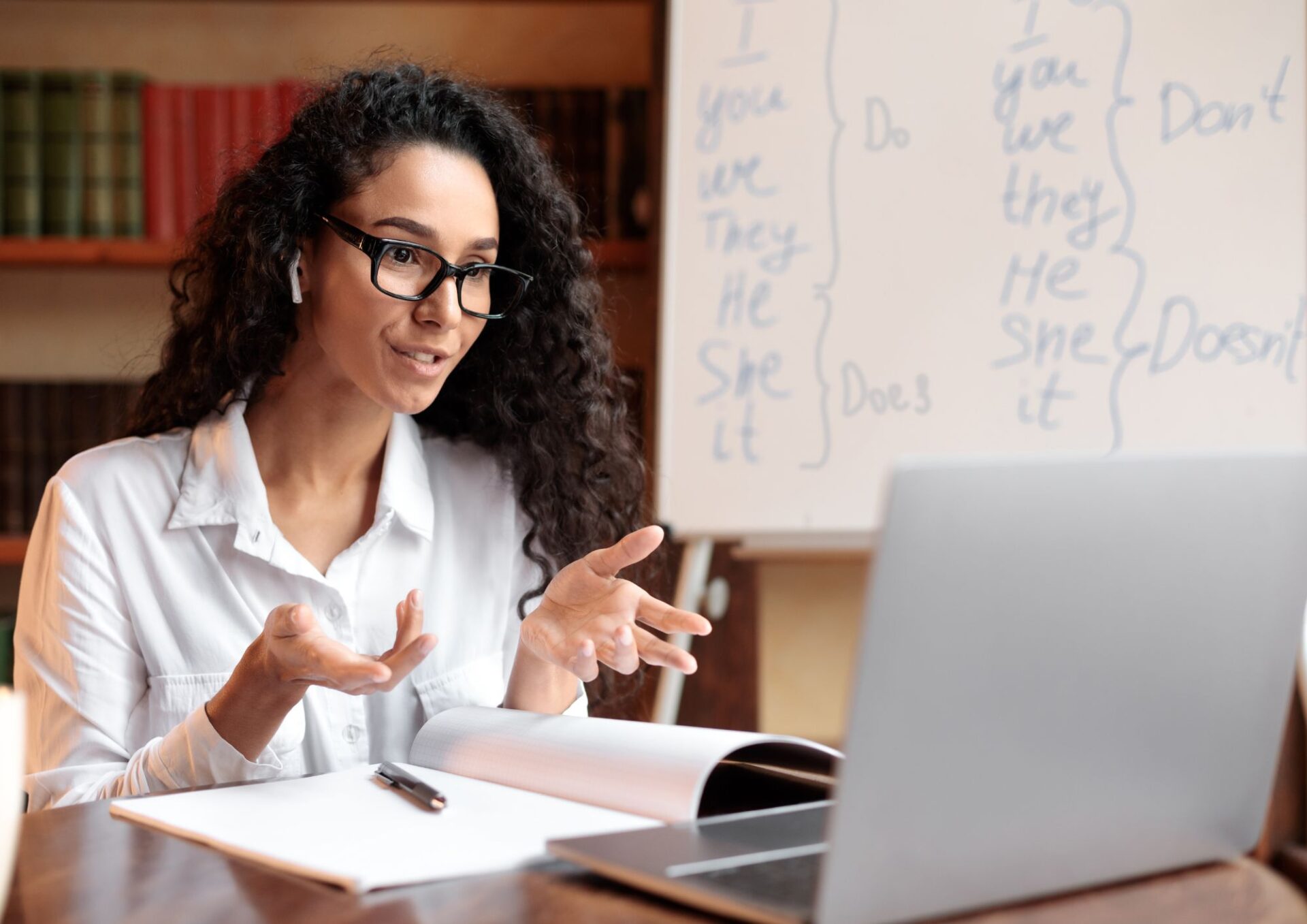 Private English classes can be delivered online