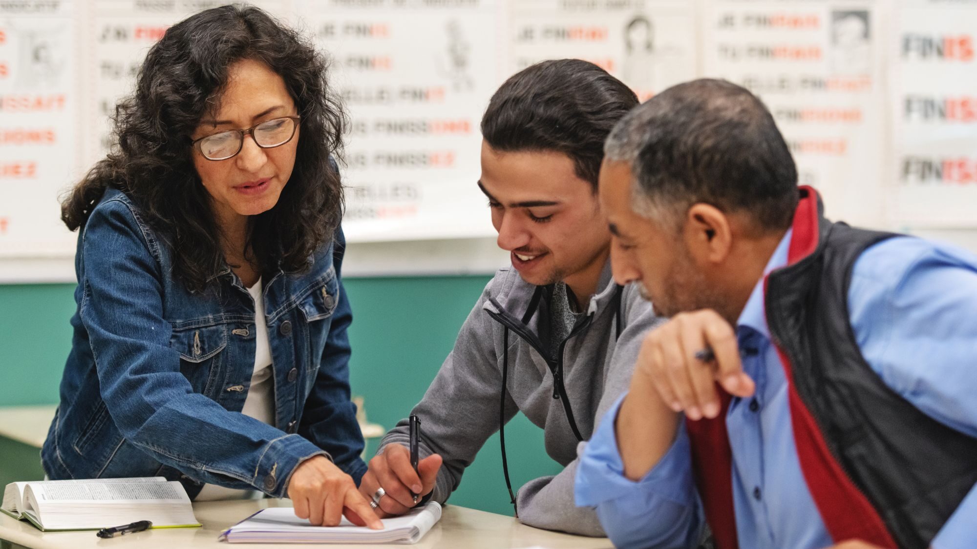 Mini-group English classes for family members, friends or work colleagues