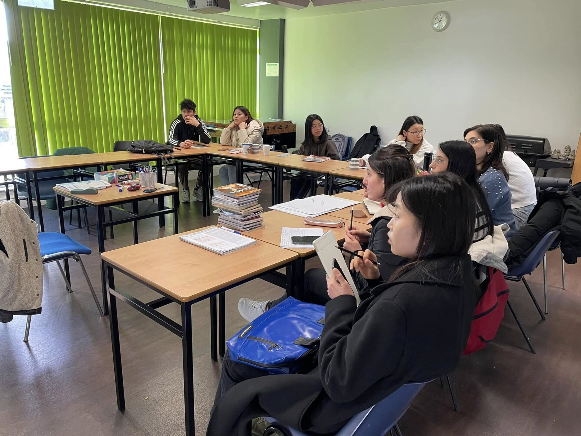 Adult English class in Dublin