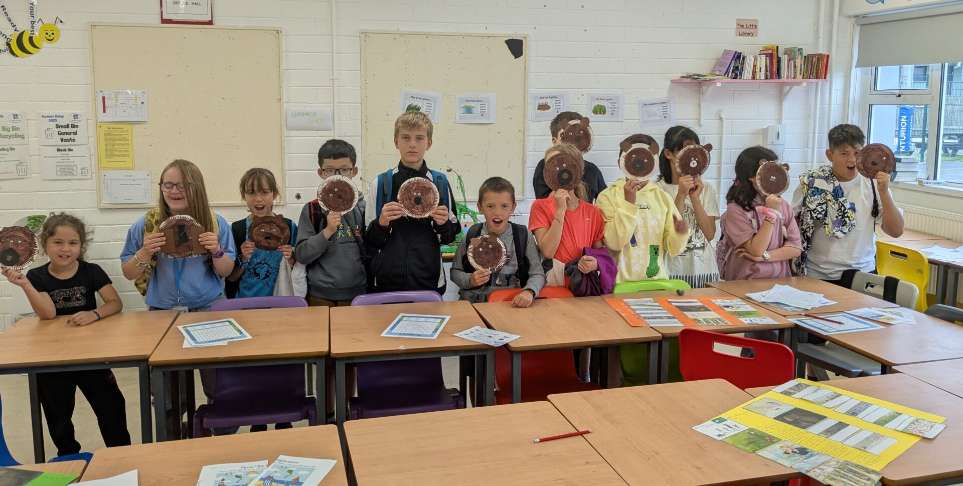Children attending English classes in Dublin